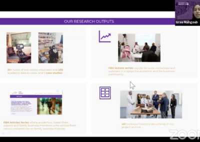 Webinar: Family Business Histories in collaboration with American University of Cairo Screen Shot 2023 03 22 at 10.44.05 AM