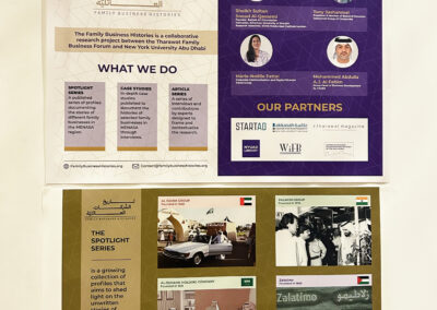 Family Business Histories at NYUAD Open Campus Day OCD 10